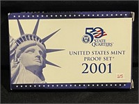 2001 UNITED STATES MINT PROOF SET - 50 STATE