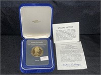 1975 THE FRANKLIN MINT $100 COOK ISLANDS GOLD COIN