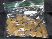 LOT OF 92 WHEAT CENTS