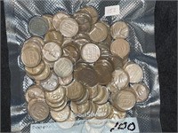 LOT OF 100 WHEAT CENTS