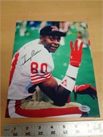 JERRY RICE 8X10 W CERT