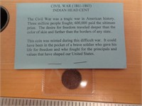 1864 CIVIL WAR ERA INDIAN CENT
