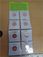 2009 LINCOLN CENTS SET - 8 COINS