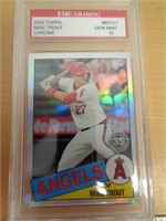 2020 TROUT GRADED CARD
