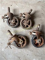 Large Fairbank Rolling Casters