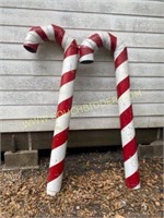 Metal Large Candy Canes
