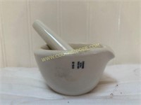 Coors Pottery Mortar & Pestle