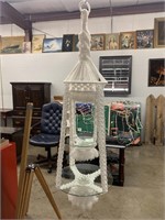 59 INCHES TALL-MACRAME PLANT HOLDER