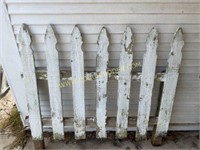 Piece of white picket fence #2