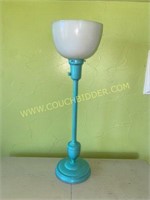 Turquoise Blue Painted Table Lamp