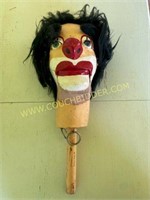 Clown Doll Head with Moveable Parts