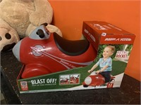 BLAST OFF RIDE ON TOY NEW IN BOX