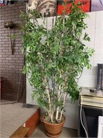 APPROX 8 FOOT ARTIFICIAL POTTED TREE