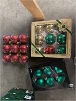 3 BOXES OF CHRISTMAS ORNAMENTS