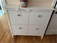 Slender Wall-Mount Chest with Fold Down Drawers