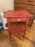 Cute Painted Night Side Table w/Drawer