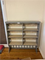 Multi-Use Wooden Shelving Hutch