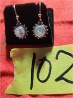 Stirling silver Moonstone Earrings