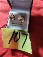 Stirling silver Earrings Apprx value $300.00