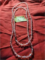 Vintage Crystal bead necklace