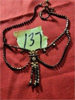 Red Rhinestone Vintage necklace
