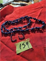 lapis lazuli necklace & earrings