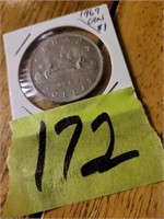 (1969) $1.00  Canadian coin