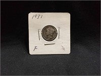 1931 Mercury Dime