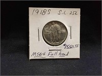 1918S Standing Liberty Quarter