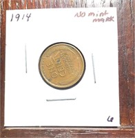 1914 Penny with no Mint Mark