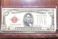 1928c Red Seal $5 Bill