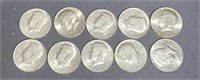 10 1975-1976 Kennedy Half Dollars