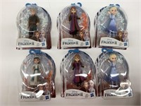 Lot of (6) Frozen II Mini Dolls