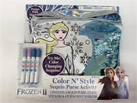 Frozen II Color N' Style Sequin Purse Activity