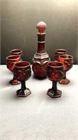 Cape Cod Wine Decanter and Cups
