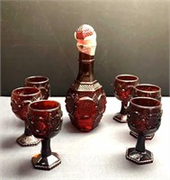 Cape Cod Wine Decanter and Cups