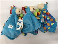 Lot of (3) Play Gro Clip Clop Comforter Toy