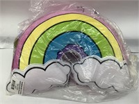 18" Scented Rainbow & Clouds Pillow
