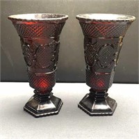 Pair of Cape Cod Vases
