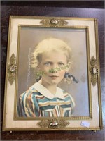 Antique style French photo frame with