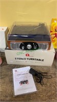 One by one stereo turntable with three speed