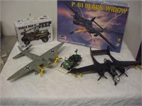 Airplane and Jeep Models