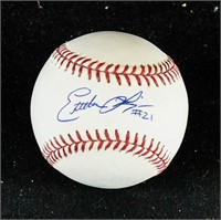 To be updated. AUTOGRAPHED MLB BASEBALL