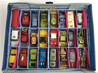 Vintage Lesney Matchbox Cars w/ Case