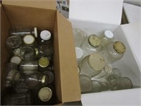 2 Boxes Full of Jars - All Sizes - Pick up only