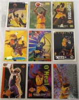Sheet Of 9 Shaquille O'Neal  Basketball Cards