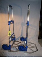 Lot of 2-Global Industrial Folding Hand Cart