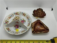 Noritake Divided Plate and Carltonware pcs