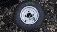 Pair Unused Tires w/Rims 4 Bolt 4.80x4x8