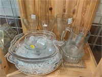 Lot of Pattern Glassware